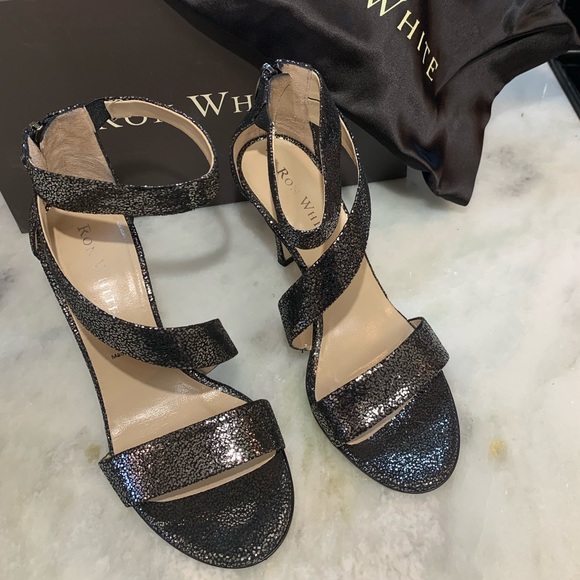 Ron White Belinda Italian sandals/heels - size 37 - Picture 2 of 10